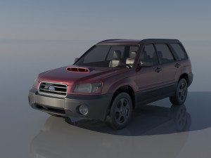 Subaru Forester 2003 Modelo de impresión 3D