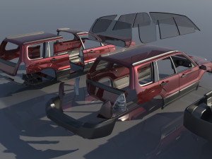 Subaru Forester 2003 3D Принт Модель