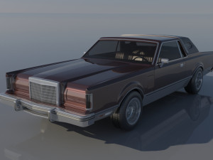 Lincoln Mark VI 1981 3D Print Model