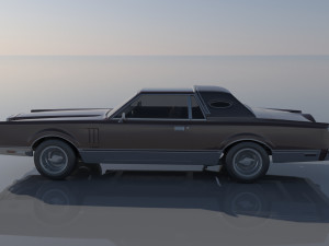 Lincoln Mark VI 1981 3D Print Model