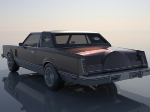 Lincoln Mark VI 1981 3D Print Model
