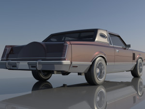 Lincoln Mark VI 1981 3D Print Model