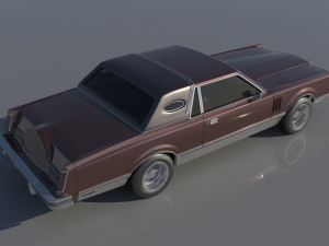 Lincoln Mark VI 1981 3D Print Model