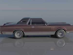 Lincoln Mark VI 1981 3D Print Model