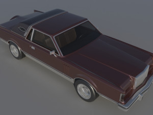 Lincoln Mark VI 1981 3D Print Model