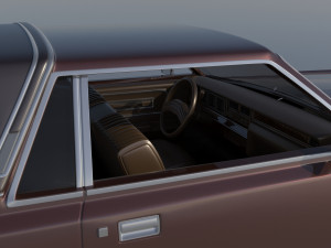 Lincoln Mark VI 1981 3D Print Model
