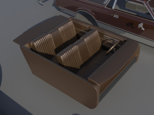 Lincoln Mark VI 1981 3D Print Model
