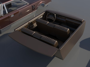 Lincoln Mark VI 1981 3D Print Model