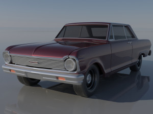 Chevrolet Nova 1965 3D 프린트 모델