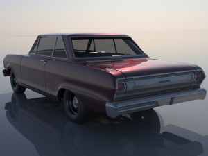 Chevrolet Nova 1965 3Dプリントモデル