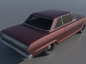 Chevrolet Nova 1965 3Dプリントモデル