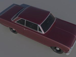 Chevrolet Nova 1965 3Dプリントモデル