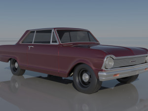Chevrolet Nova 1965 3Dプリントモデル