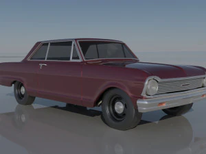 Chevrolet Nova 1965 3D Print Model