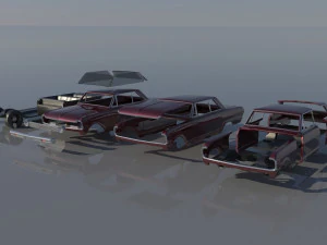 Chevrolet Nova 1965 3D Print Model