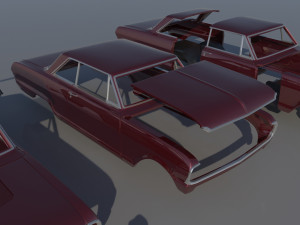 Chevrolet Nova 1965 3Dプリントモデル