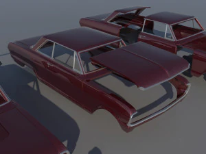 Chevrolet Nova 1965 3D Print Model
