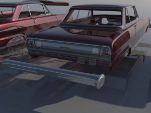 Chevrolet Nova 1965 3D Print Model