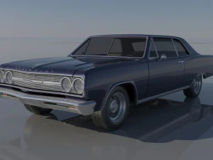 Chevrolet Chevelle 1965 3D Print Model