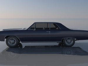 Chevrolet Chevelle 1965 3D 프린트 모델