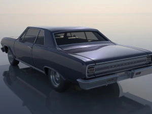 Chevrolet Chevelle 1965 3D Print Model