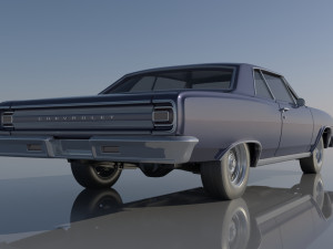 Chevrolet Chevelle 1965 3D 프린트 모델