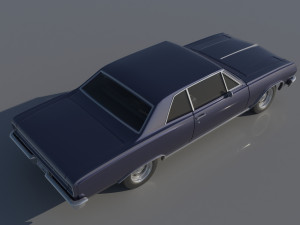 Chevrolet Chevelle 1965 3D 프린트 모델
