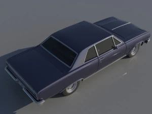 Chevrolet Chevelle 1965 3D Print Model