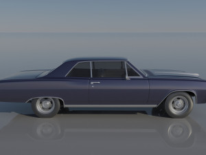 Chevrolet Chevelle 1965 3D 프린트 모델