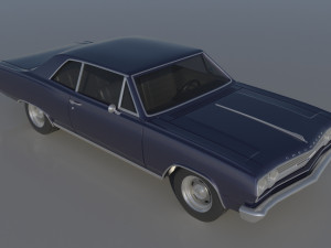 Chevrolet Chevelle 1965 3D 프린트 모델