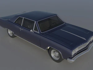 Chevrolet Chevelle 1965 3D Print Model
