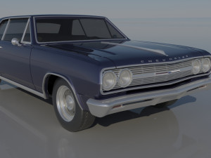 Chevrolet Chevelle 1965 3D 프린트 모델