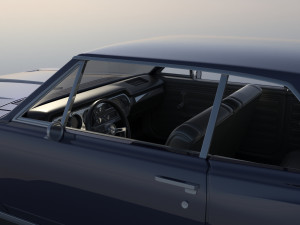 Chevrolet Chevelle 1965 3D 프린트 모델
