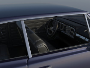 Chevrolet Chevelle 1965 3D 프린트 모델