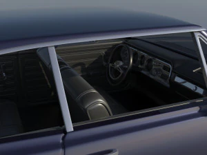Chevrolet Chevelle 1965 3D Print Model