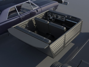Chevrolet Chevelle 1965 3D 프린트 모델