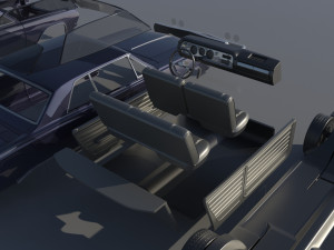 Chevrolet Chevelle 1965 3D 프린트 모델