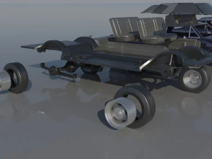 Chevrolet Chevelle 1965 3D Print Model