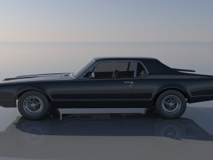 Mercury Cougar 1967 3Dプリントモデル