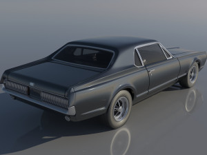 Mercury Cougar 1967 3Dプリントモデル