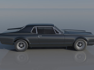 Mercury Cougar 1967 3Dプリントモデル