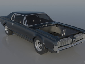 Mercury Cougar 1967 3Dプリントモデル