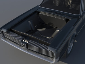 Mercury Cougar 1967 3Dプリントモデル
