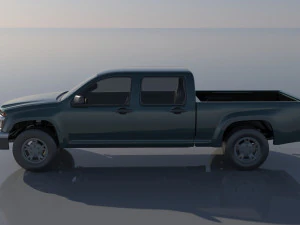 Chevrolet Colorado 2005 Crew Cab 3D Print Model