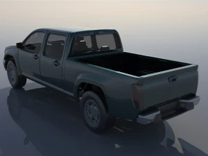 Chevrolet Colorado 2005 Crew Cab 3D Print Model