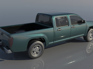 Chevrolet Colorado 2005 Crew Cab Modelo de Impressão 3D