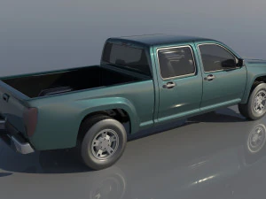 Chevrolet Colorado 2005 Crew Cab 3D Print Model