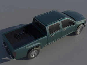 Chevrolet Colorado 2005 Crew Cab 3D Print Model
