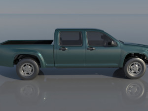 Chevrolet Colorado 2005 Crew Cab Modelo de Impressão 3D