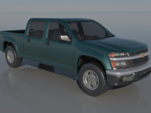 Chevrolet Colorado 2005 Crew Cab Modelo de Impressão 3D
